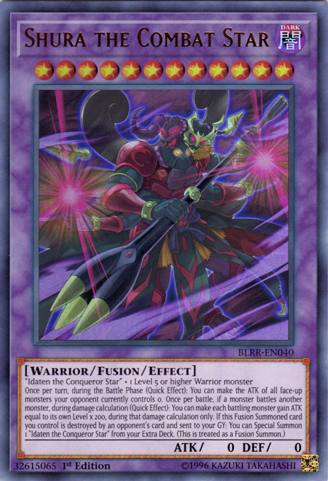 Shura the Combat Star [BLRR-EN040] Ultra Rare | Dragon's Lair Comics and Fantasy Houston TX