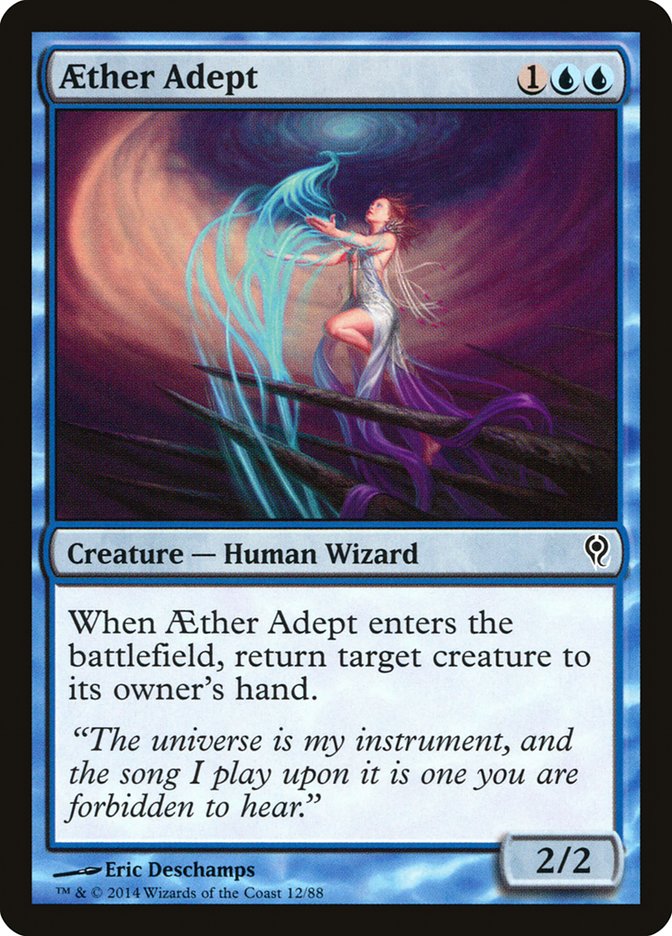 Aether Adept [Duel Decks: Jace vs. Vraska] | Dragon's Lair Comics and Fantasy Houston TX