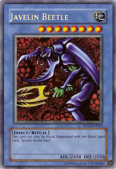 Javelin Beetle [PP01-EN013] Secret Rare | Dragon's Lair Comics and Fantasy Houston TX
