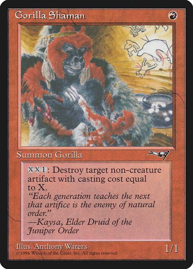 Gorilla Shaman (Holding Child) [Alliances] | Dragon's Lair Comics and Fantasy Houston TX