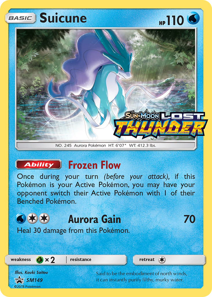 Suicune (SM149) [Sun & Moon: Black Star Promos] | Dragon's Lair Comics and Fantasy Houston TX