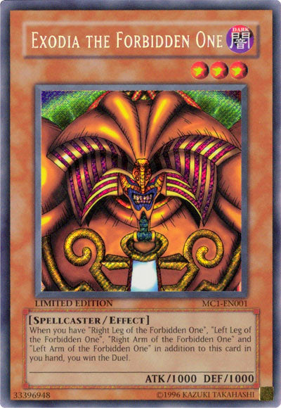 Exodia the Forbidden One [MC1-EN001] Secret Rare | Dragon's Lair Comics and Fantasy Houston TX