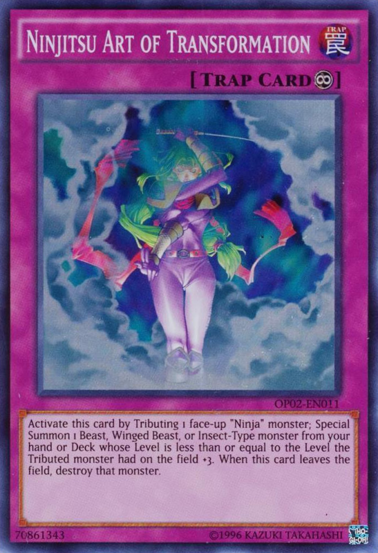 Ninjitsu Art of Transformation [OP02-EN011] Super Rare | Dragon's Lair Comics and Fantasy Houston TX