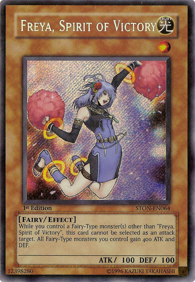 Freya, Spirit of Victory [STON-EN064] Secret Rare | Dragon's Lair Comics and Fantasy Houston TX