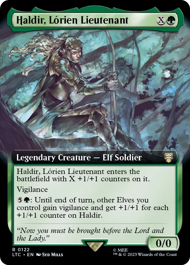 Haldir, Lorien Lieutenant (Extended Art) [The Lord of the Rings: Tales of Middle-Earth Commander] | Dragon's Lair Comics and Fantasy Houston TX