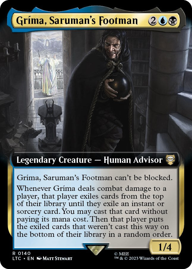 Grima, Saruman's Footman (Extended Art) [The Lord of the Rings: Tales of Middle-Earth Commander] | Dragon's Lair Comics and Fantasy Houston TX