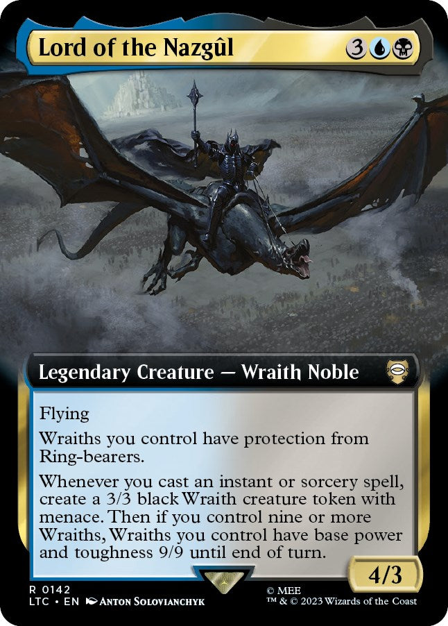 Lord of the Nazgul (Extended Art) [The Lord of the Rings: Tales of Middle-Earth Commander] | Dragon's Lair Comics and Fantasy Houston TX