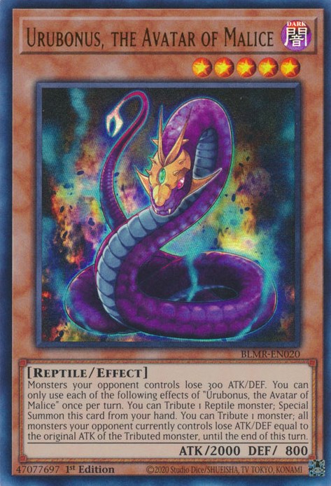 Urubonus, the Avatar of Malice [BLMR-EN020] Ultra Rare | Dragon's Lair Comics and Fantasy Houston TX