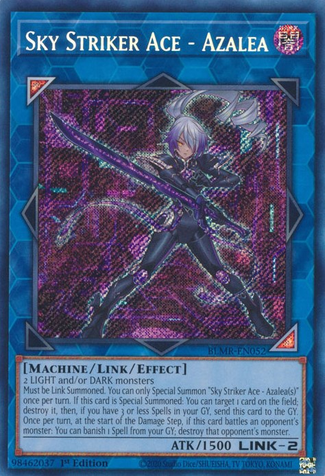 Sky Striker Ace - Azalea [BLMR-EN052] Secret Rare | Dragon's Lair Comics and Fantasy Houston TX