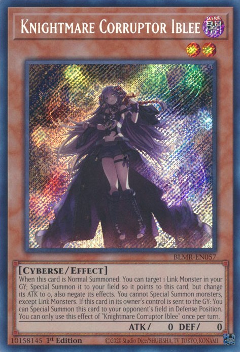 Knightmare Corruptor Iblee [BLMR-EN057] Secret Rare | Dragon's Lair Comics and Fantasy Houston TX