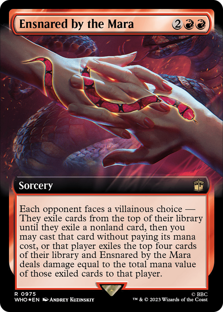 Ensnared by the Mara (Extended Art) (Surge Foil) [Doctor Who] | Dragon's Lair Comics and Fantasy Houston TX