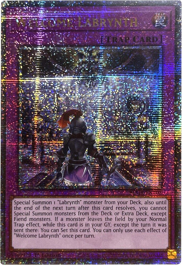 Welcome Labrynth [BLMR-EN102] Quarter Century Secret Rare | Dragon's Lair Comics and Fantasy Houston TX