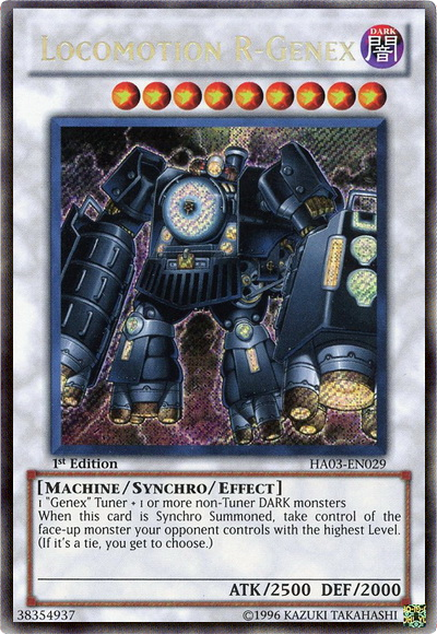 Locomotion R-Genex [HA03-EN029] Secret Rare | Dragon's Lair Comics and Fantasy Houston TX