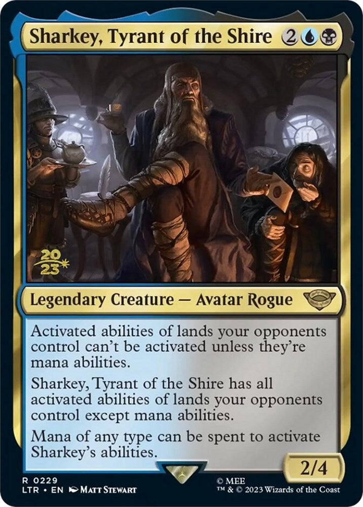 Sharkey, Tyrant of the Shire [The Lord of the Rings: Tales of Middle-Earth Prerelease Promos] | Dragon's Lair Comics and Fantasy Houston TX