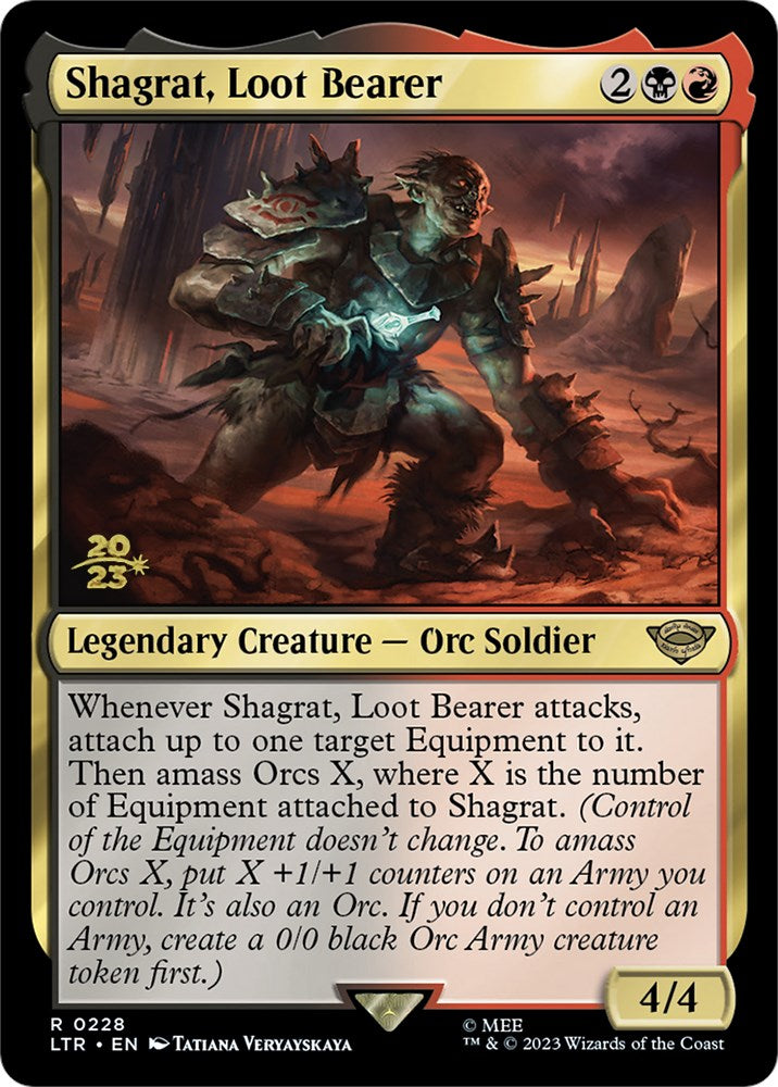 Shagrat, Loot Bearer [The Lord of the Rings: Tales of Middle-Earth Prerelease Promos] | Dragon's Lair Comics and Fantasy Houston TX