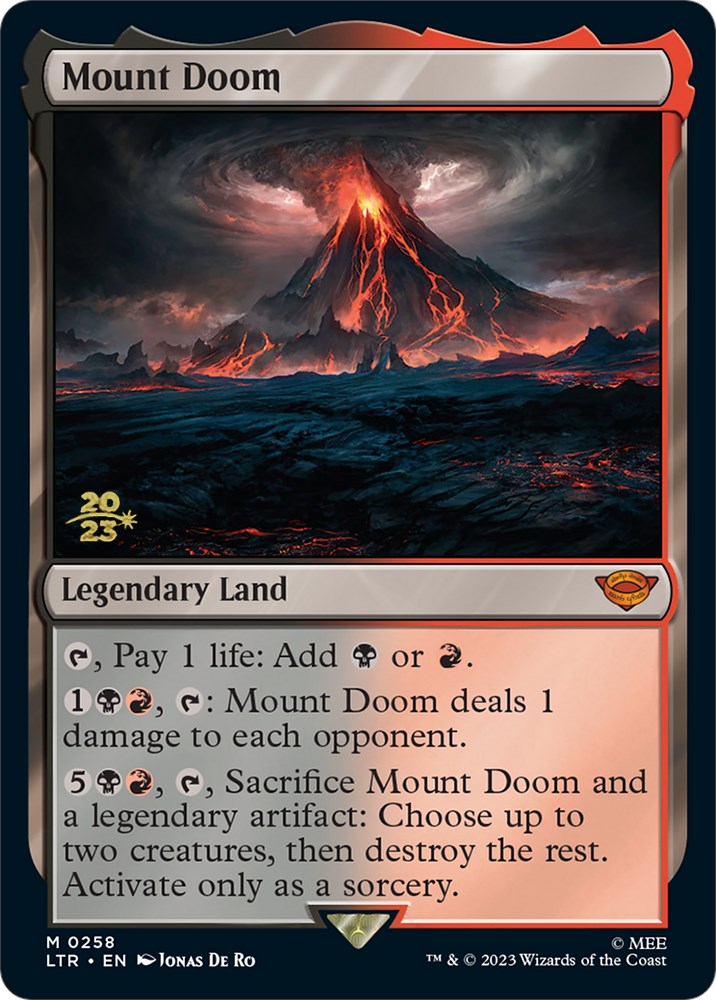 Mount Doom [The Lord of the Rings: Tales of Middle-Earth Prerelease Promos] | Dragon's Lair Comics and Fantasy Houston TX