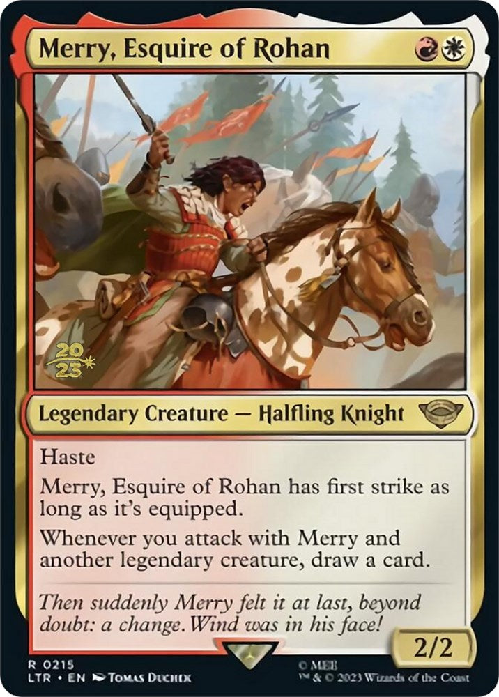 Merry, Esquire of Rohan [The Lord of the Rings: Tales of Middle-Earth Prerelease Promos] | Dragon's Lair Comics and Fantasy Houston TX