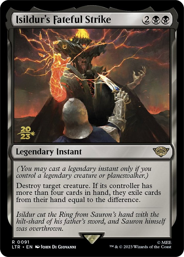 Isildur's Fateful Strike [The Lord of the Rings: Tales of Middle-Earth Prerelease Promos] | Dragon's Lair Comics and Fantasy Houston TX