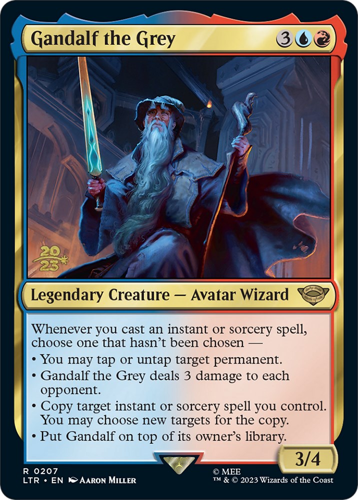 Gandalf the Grey [The Lord of the Rings: Tales of Middle-Earth Prerelease Promos] | Dragon's Lair Comics and Fantasy Houston TX