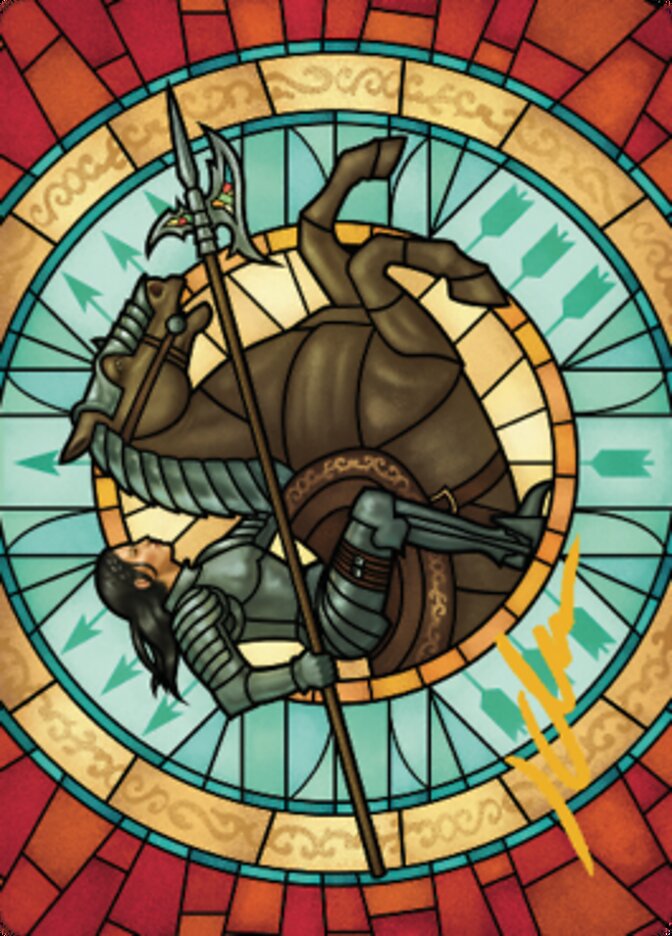 Tori D'Avenant, Fury Rider Art Card (Gold-Stamped Signature) [Dominaria United Art Series] | Dragon's Lair Comics and Fantasy Houston TX