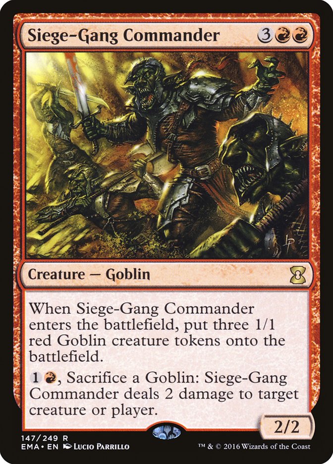 Siege-Gang Commander [Eternal Masters] | Dragon's Lair Comics and Fantasy Houston TX