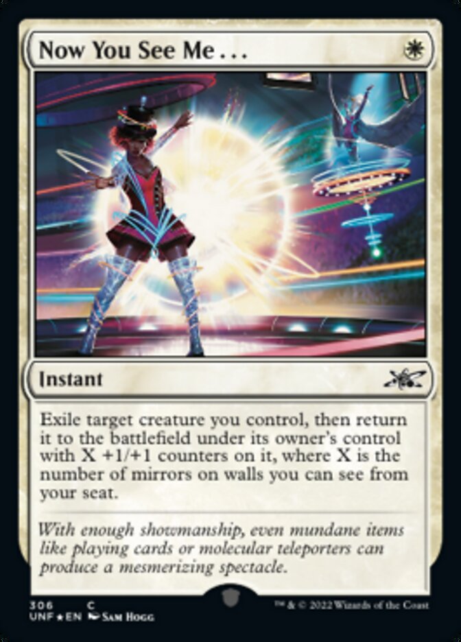 Now You See Me . . . (Galaxy Foil) [Unfinity] | Dragon's Lair Comics and Fantasy Houston TX