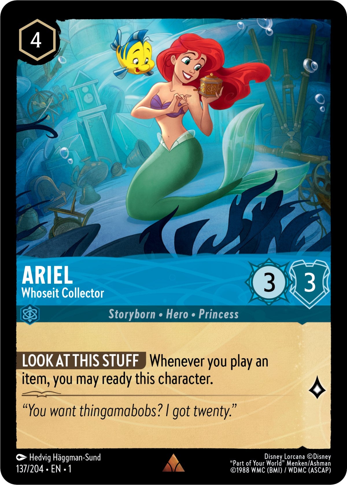 Ariel - Whoseit Collector (137/204) [The First Chapter] | Dragon's Lair Comics and Fantasy Houston TX