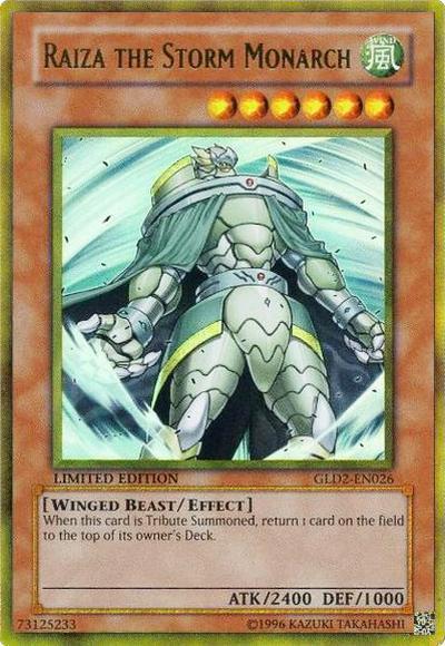 Raiza the Storm Monarch [GLD2-EN026] Ultra Rare | Dragon's Lair Comics and Fantasy Houston TX