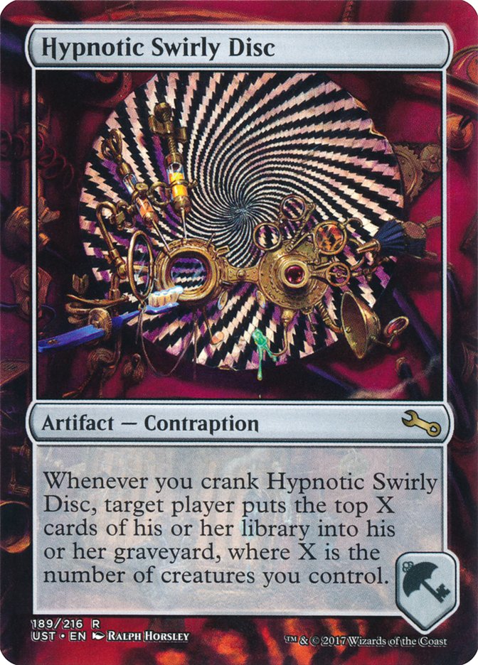 Hypnotic Swirly Disc [Unstable] | Dragon's Lair Comics and Fantasy Houston TX