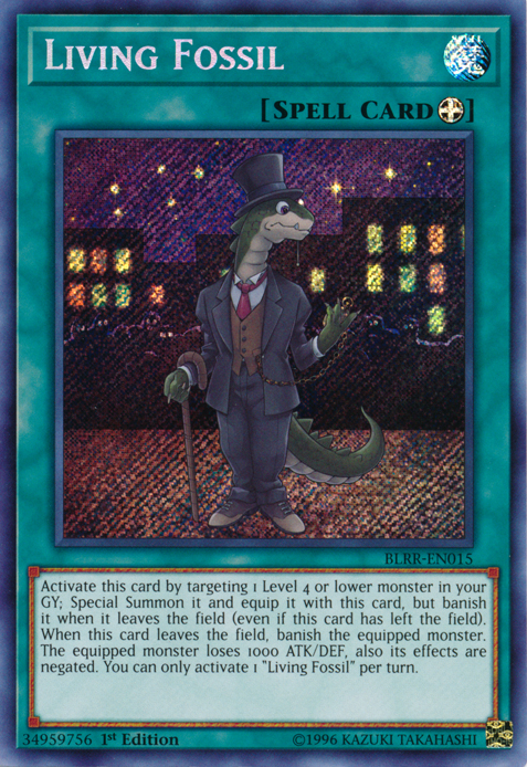 Living Fossil [BLRR-EN015] Secret Rare | Dragon's Lair Comics and Fantasy Houston TX