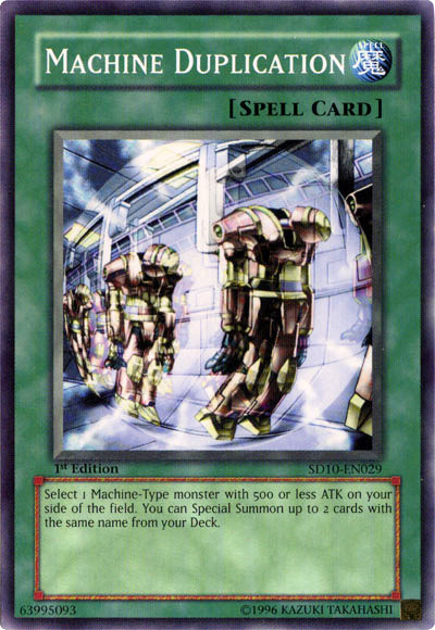 Machine Duplication [SD10-EN029] Common | Dragon's Lair Comics and Fantasy Houston TX