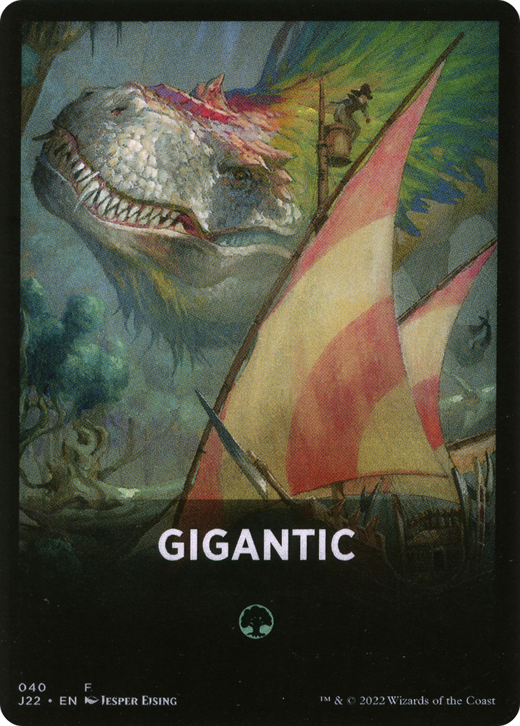 Gigantic Theme Card [Jumpstart 2022 Front Cards] | Dragon's Lair Comics and Fantasy Houston TX