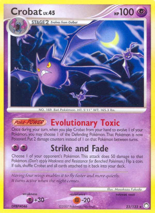 Crobat (23/123) [Diamond & Pearl: Mysterious Treasures] | Dragon's Lair Comics and Fantasy Houston TX