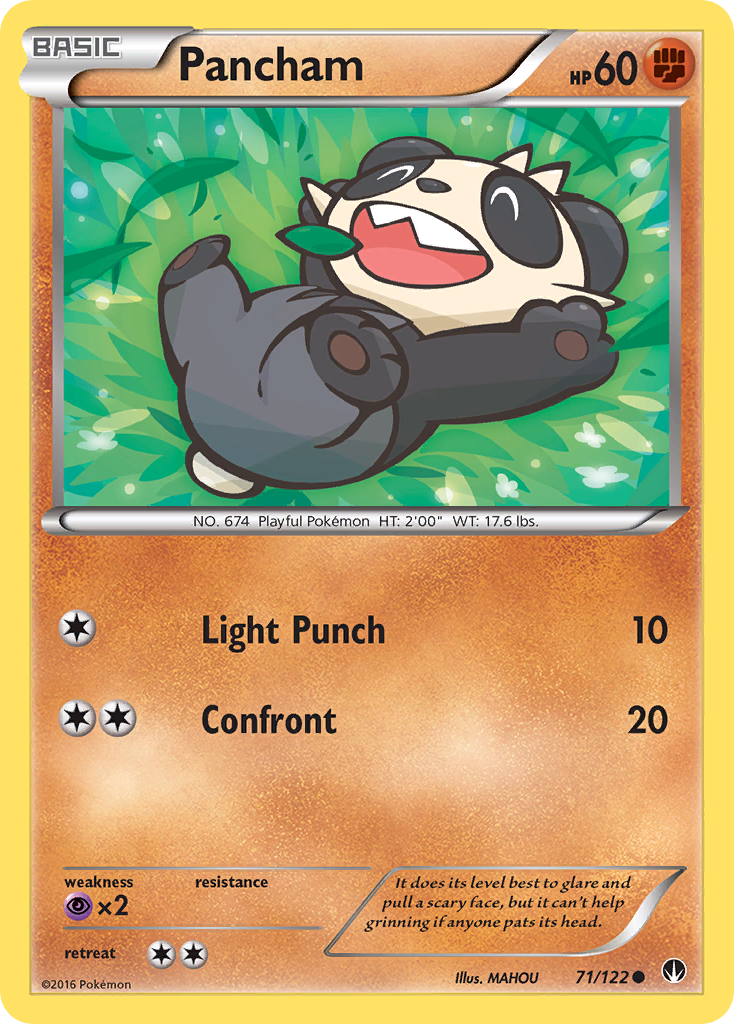 Pancham (71/122) [XY: BREAKpoint] | Dragon's Lair Comics and Fantasy Houston TX