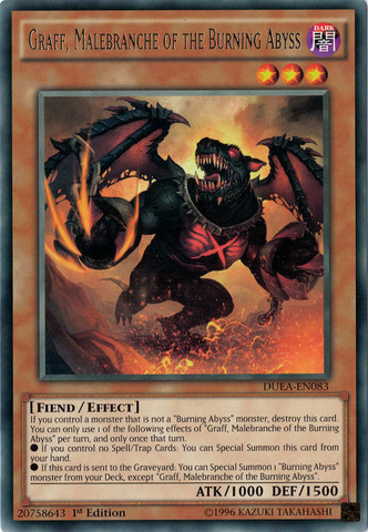 Graff, Malebranche of the Burning Abyss [DUEA-EN083] Rare | Dragon's Lair Comics and Fantasy Houston TX