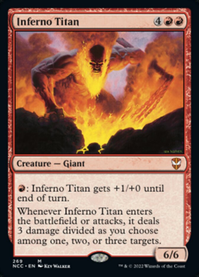 Inferno Titan [Streets of New Capenna Commander] | Dragon's Lair Comics and Fantasy Houston TX