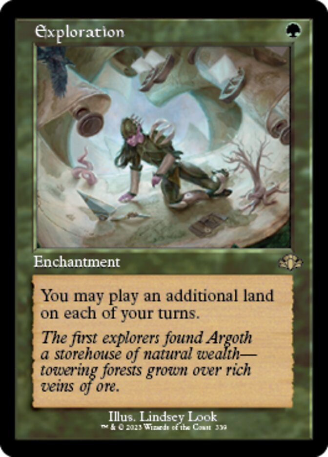 Exploration (Retro) [Dominaria Remastered] | Dragon's Lair Comics and Fantasy Houston TX
