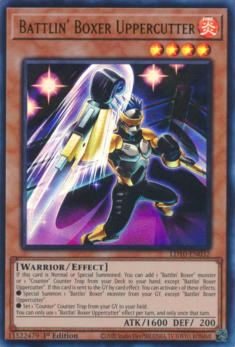 Battlin' Boxer Uppercutter [LD10-EN032] Ultra Rare | Dragon's Lair Comics and Fantasy Houston TX