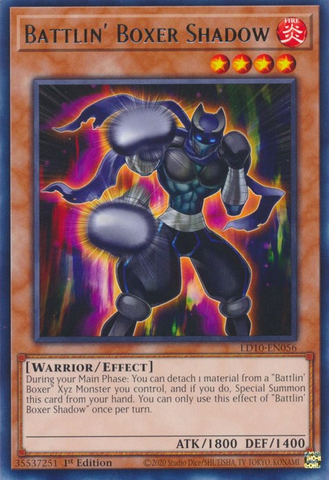 Battlin' Boxer Shadow [LD10-EN056] Rare | Dragon's Lair Comics and Fantasy Houston TX