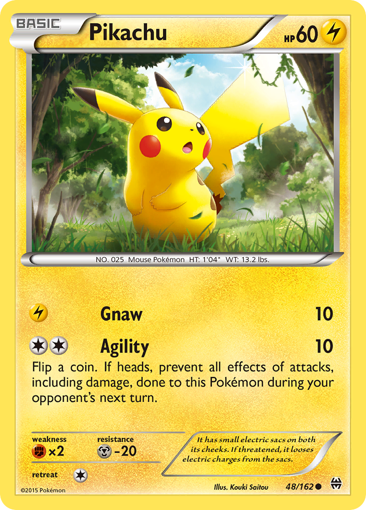 Pikachu (48/162) [XY: BREAKthrough] | Dragon's Lair Comics and Fantasy Houston TX