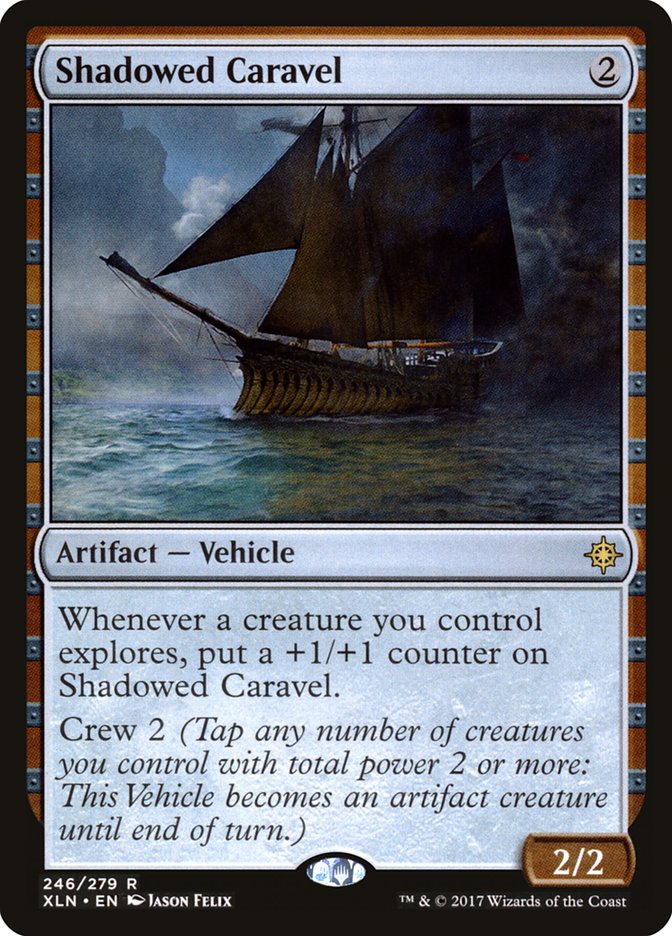 Shadowed Caravel [Ixalan] | Dragon's Lair Comics and Fantasy Houston TX