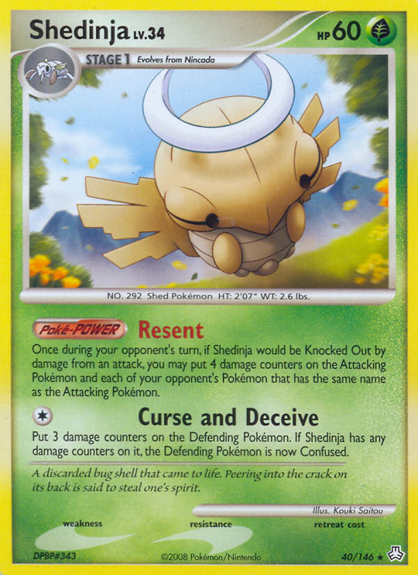 Shedinja (40/146) [Diamond & Pearl: Legends Awakened] | Dragon's Lair Comics and Fantasy Houston TX