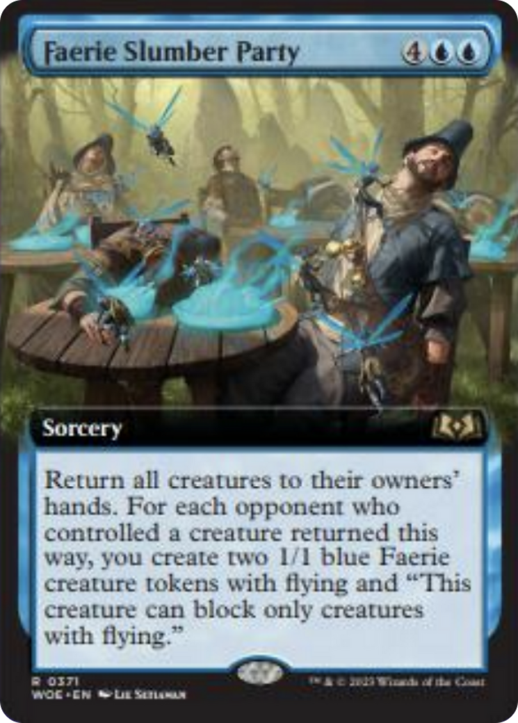 Faerie Slumber Party (Extended Art) [Wilds of Eldraine] | Dragon's Lair Comics and Fantasy Houston TX