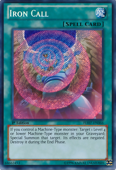 Iron Call [HA07-EN066] Secret Rare | Dragon's Lair Comics and Fantasy Houston TX