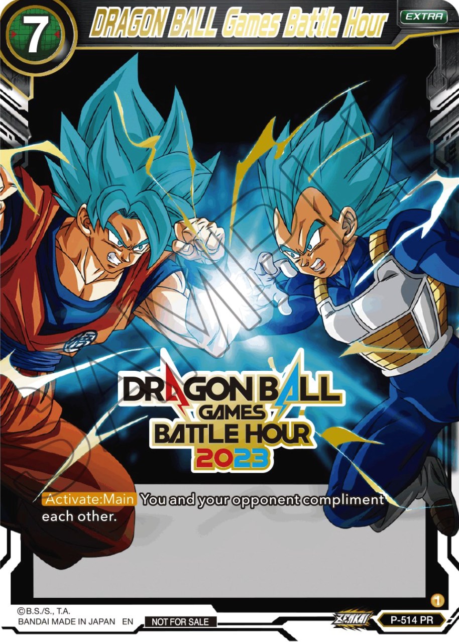 DRAGON BALL Games Battle Hour (Dragon Ball Games Battle Hour 2023 Promo Card Set) (P-514) [Promotion Cards] | Dragon's Lair Comics and Fantasy Houston TX