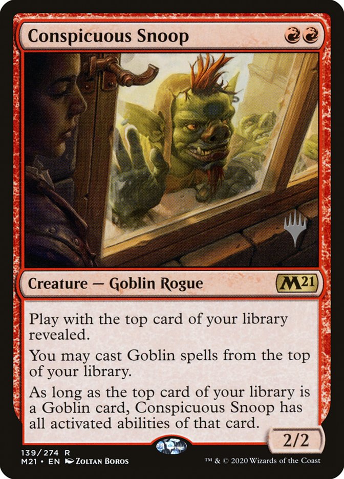 Conspicuous Snoop (Promo Pack) [Core Set 2021 Promos] | Dragon's Lair Comics and Fantasy Houston TX