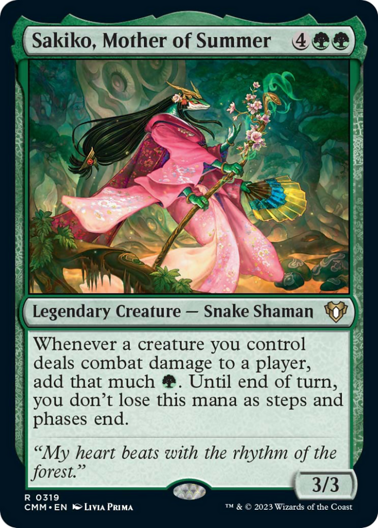 Sakiko, Mother of Summer [Commander Masters] | Dragon's Lair Comics and Fantasy Houston TX
