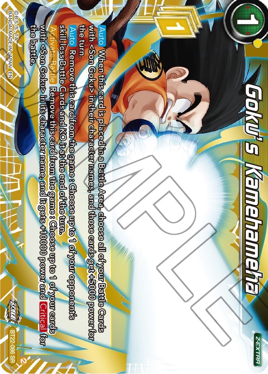 Goku's Kamechameha (BT22-086) [Critical Blow] | Dragon's Lair Comics and Fantasy Houston TX