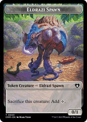 Eldrazi Spawn // Emblem - Ob Nixilis of the Black Oath Double-Sided Token [Commander Masters Tokens] | Dragon's Lair Comics and Fantasy Houston TX