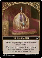 The Monarch // Drake Double-Sided Token [Commander Masters Tokens] | Dragon's Lair Comics and Fantasy Houston TX
